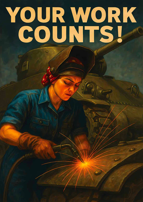 Affiche - Workers 21 × 30 cm