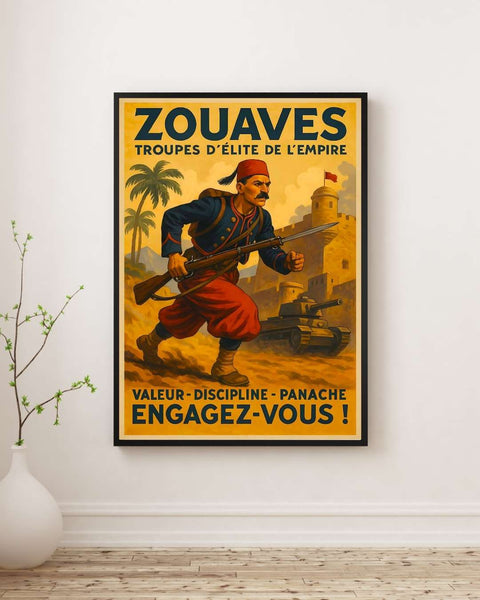 Affiche - Zouaves