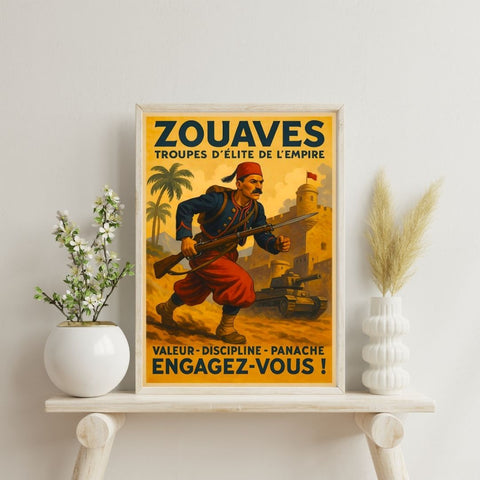 Affiche - Zouaves