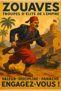 Affiche - Zouaves 21 × 30 cm