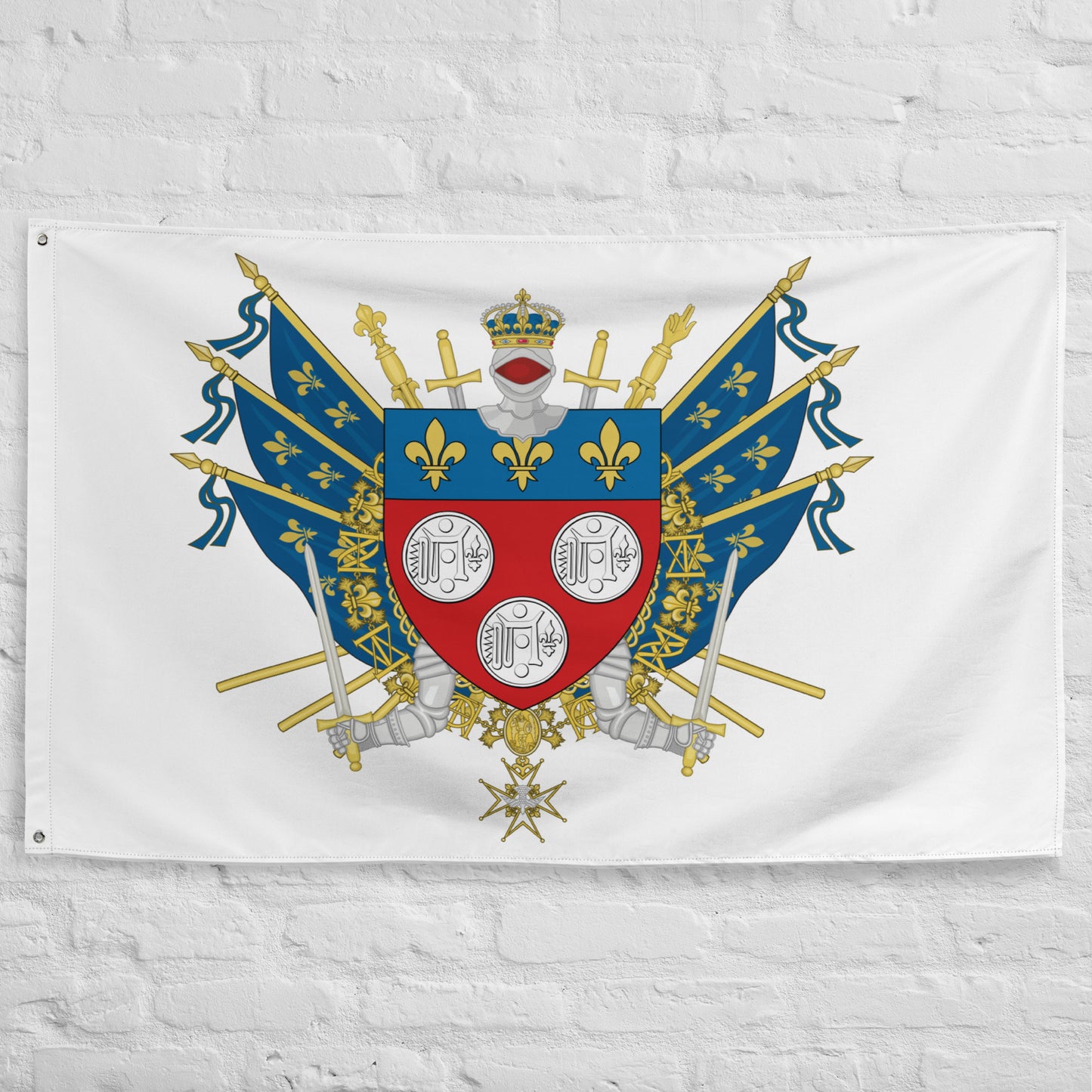 Drapeau - Blason de Chartres