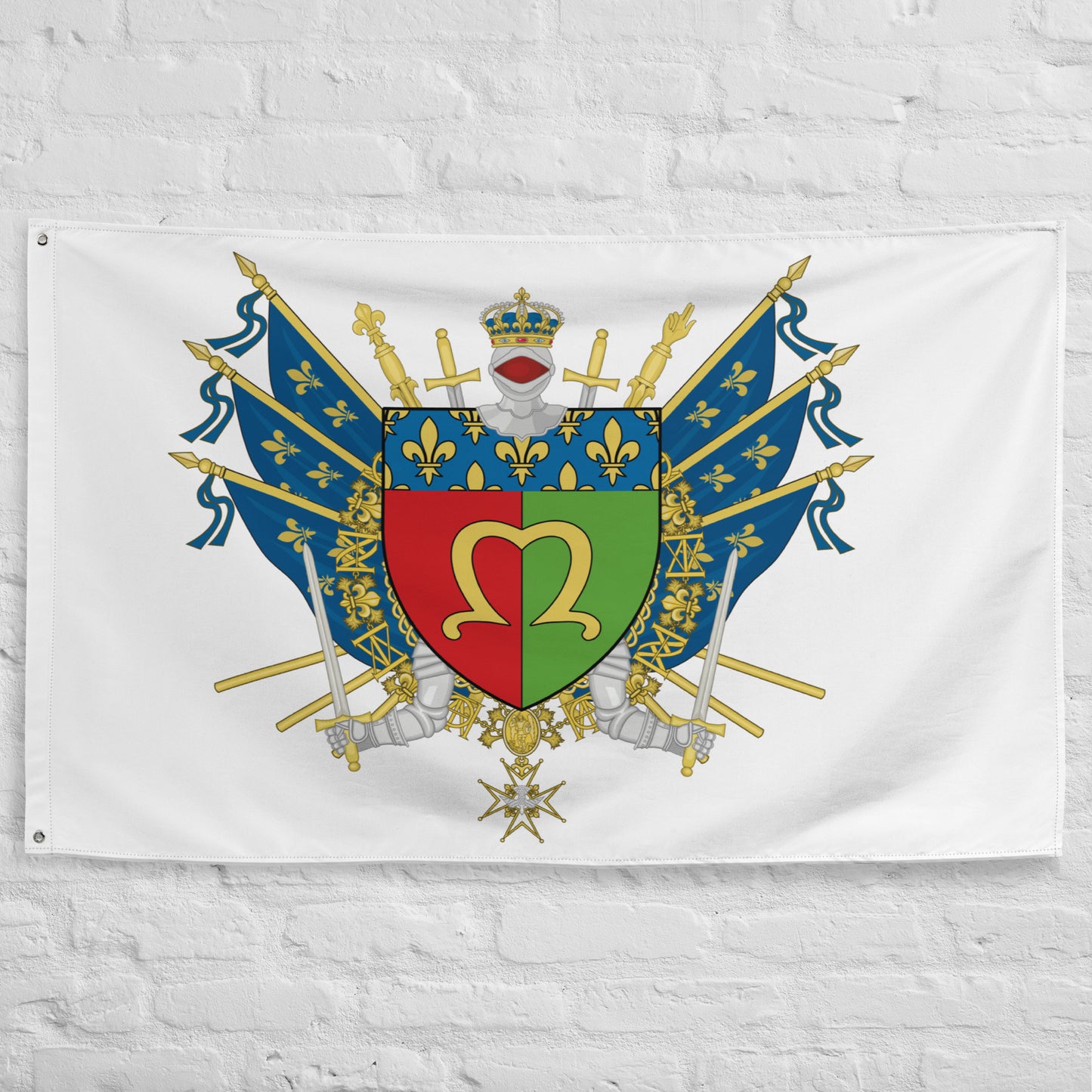 Drapeau - Blason de Meaux