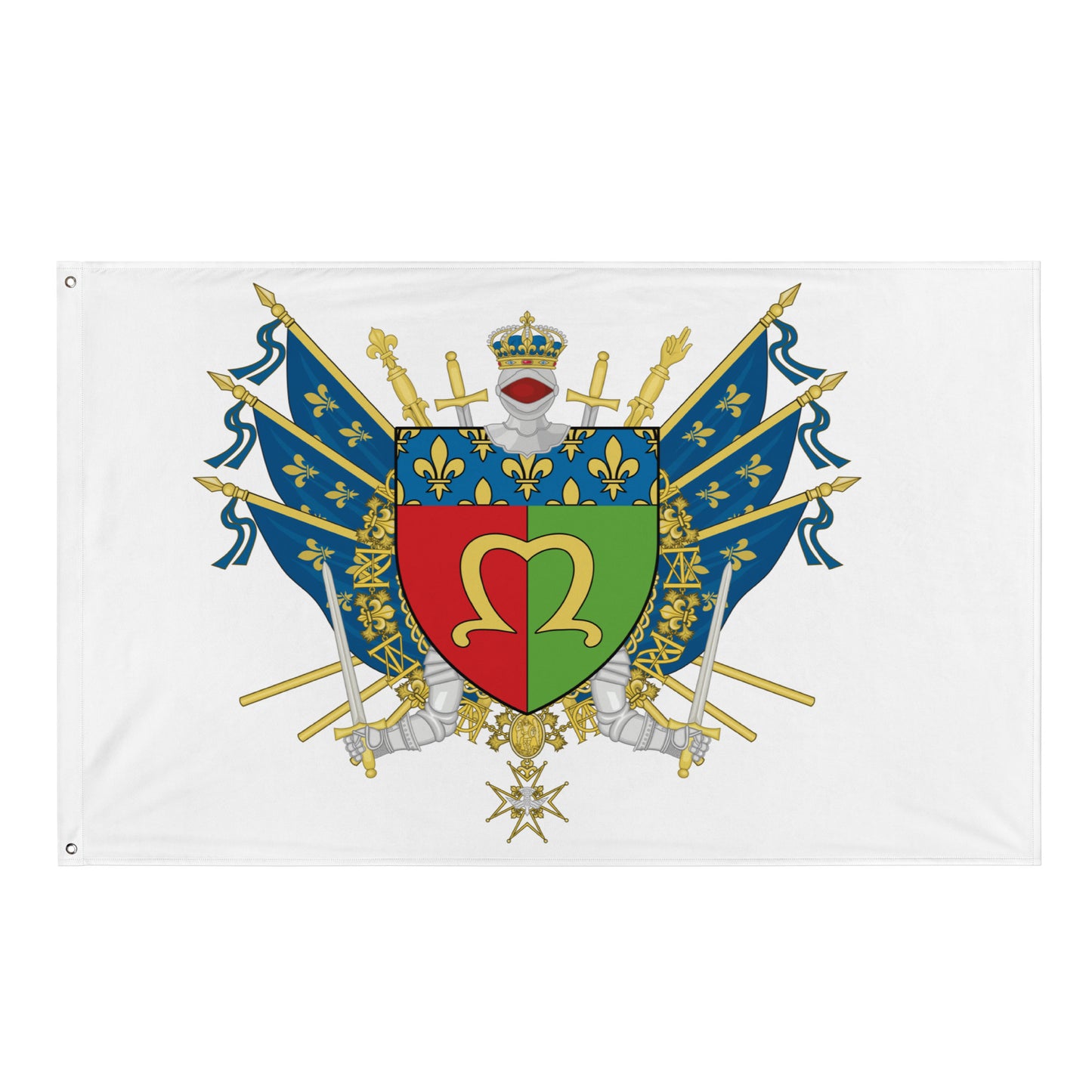 Drapeau - Blason de Meaux