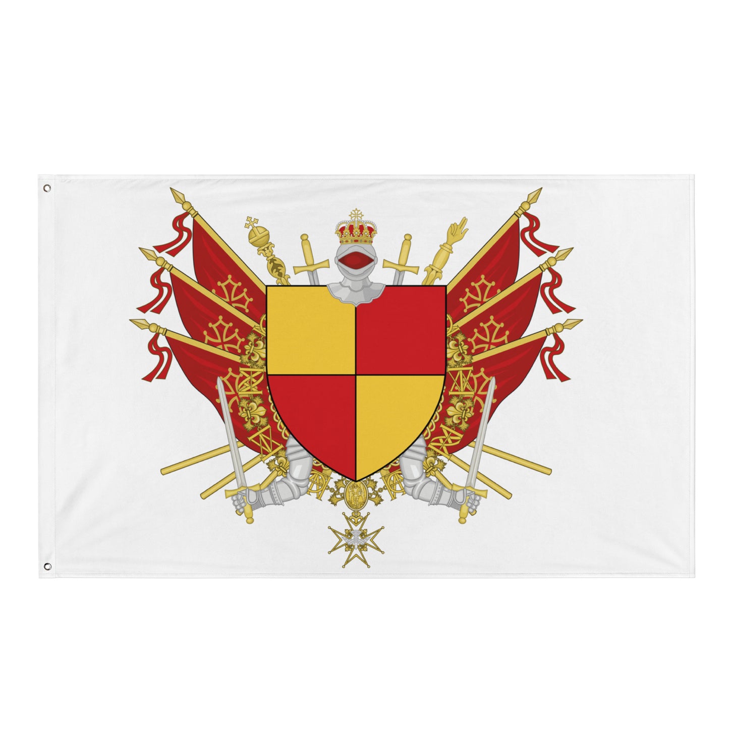 Drapeau - Blason de Tarbes