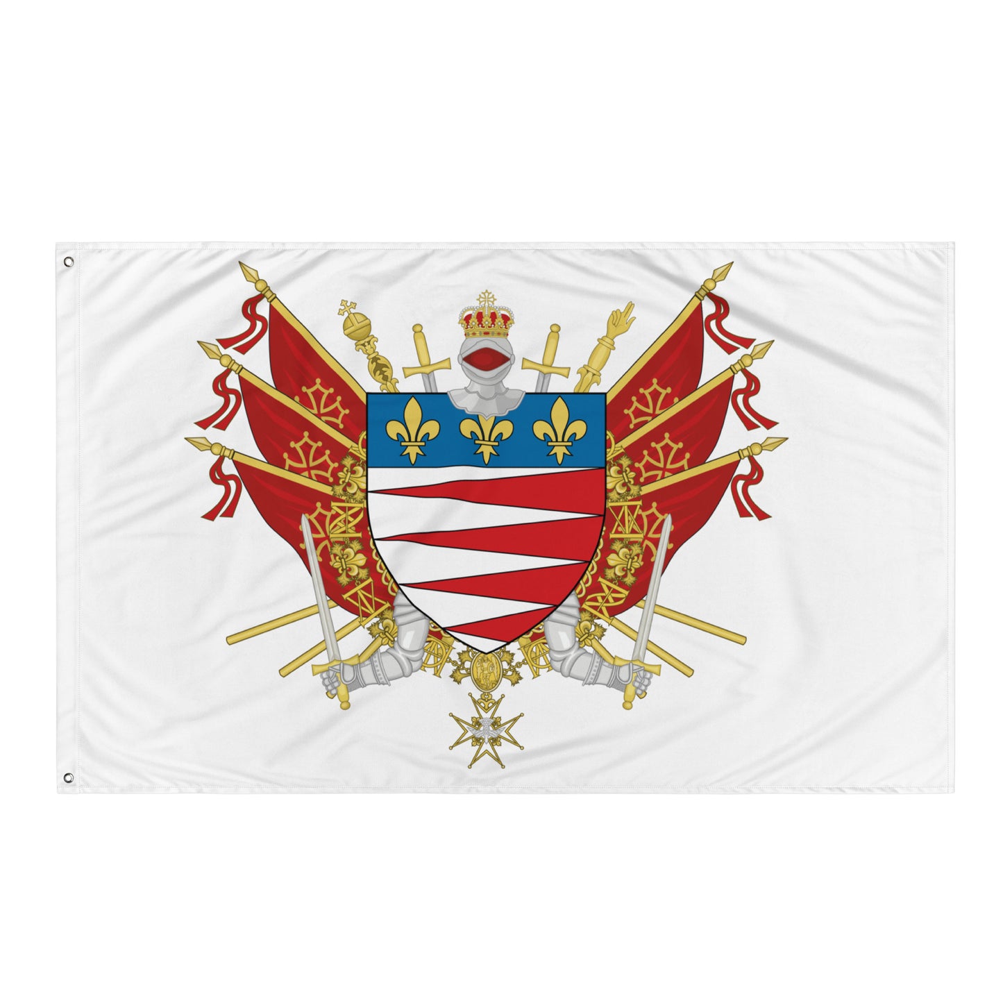 Drapeau - Blason de Castres