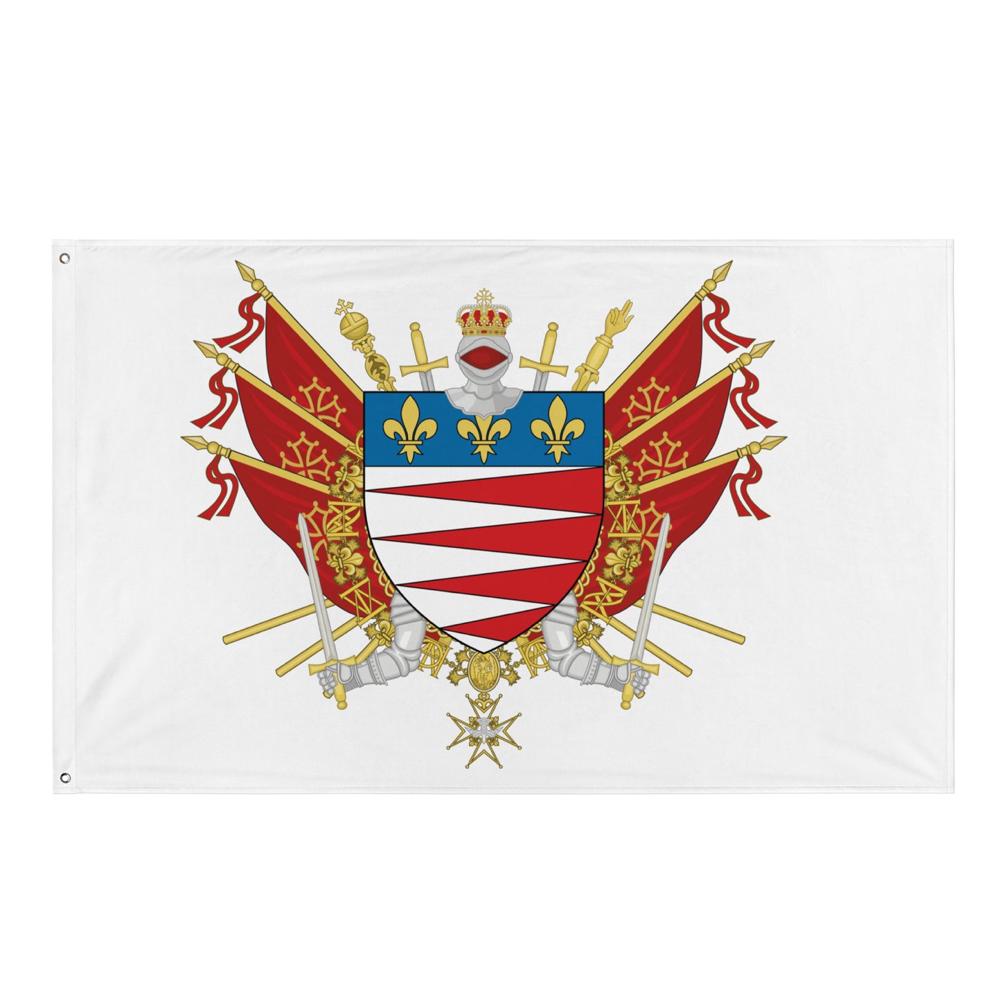 Drapeau - Blason de Castres