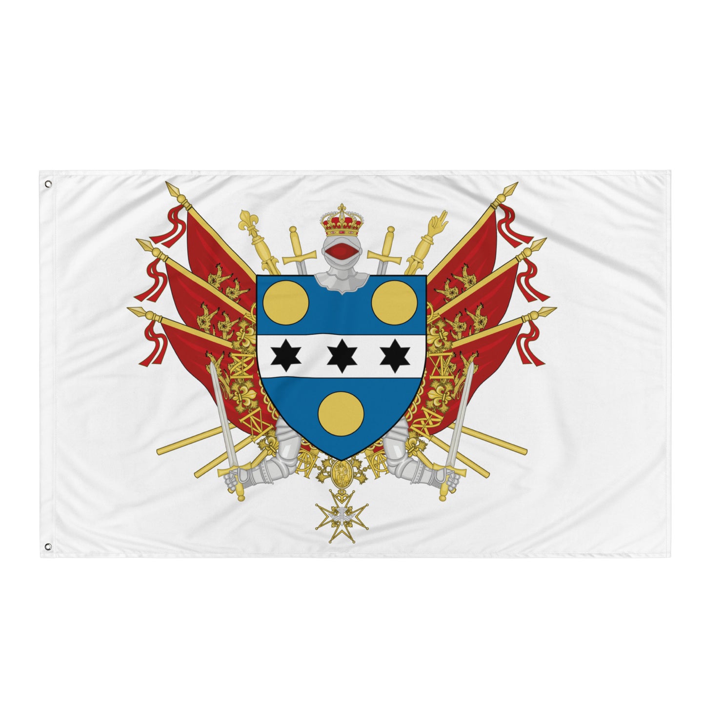 Drapeau - Blason de Cherbourg