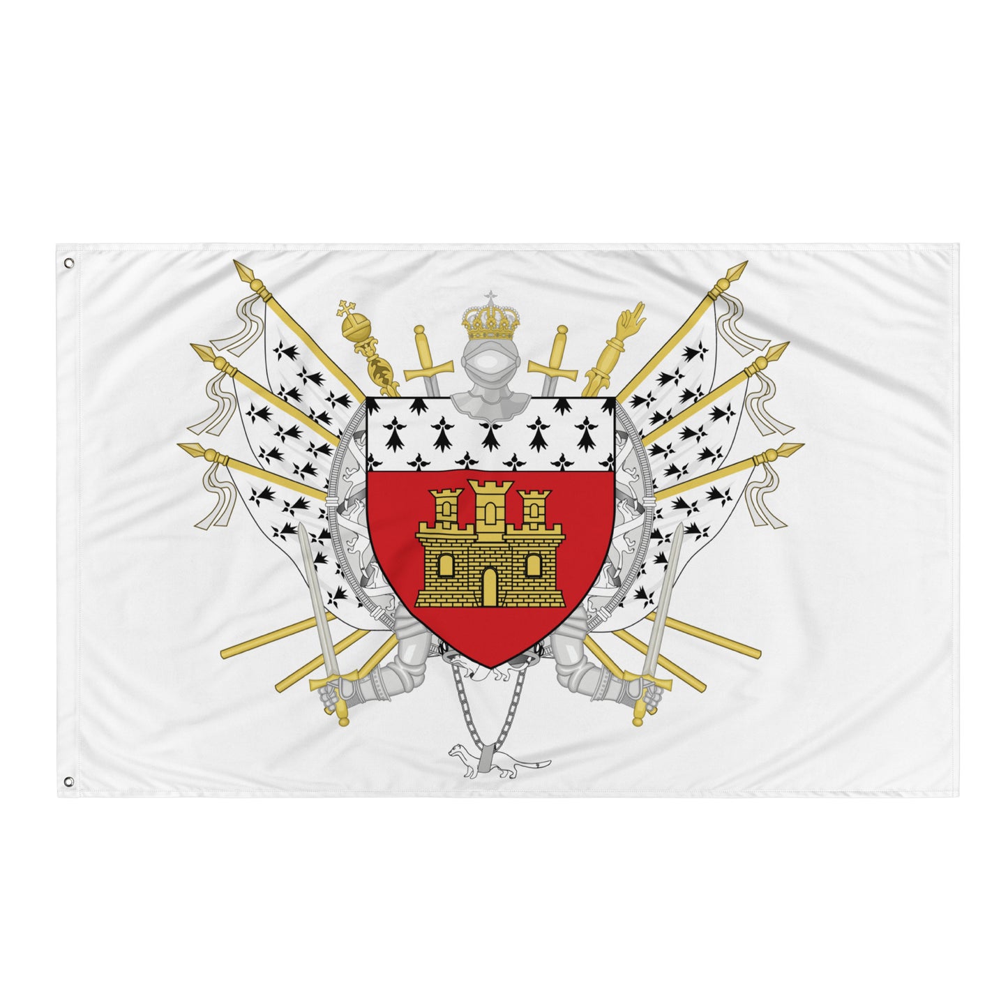 Drapeau - Blason de Dinan