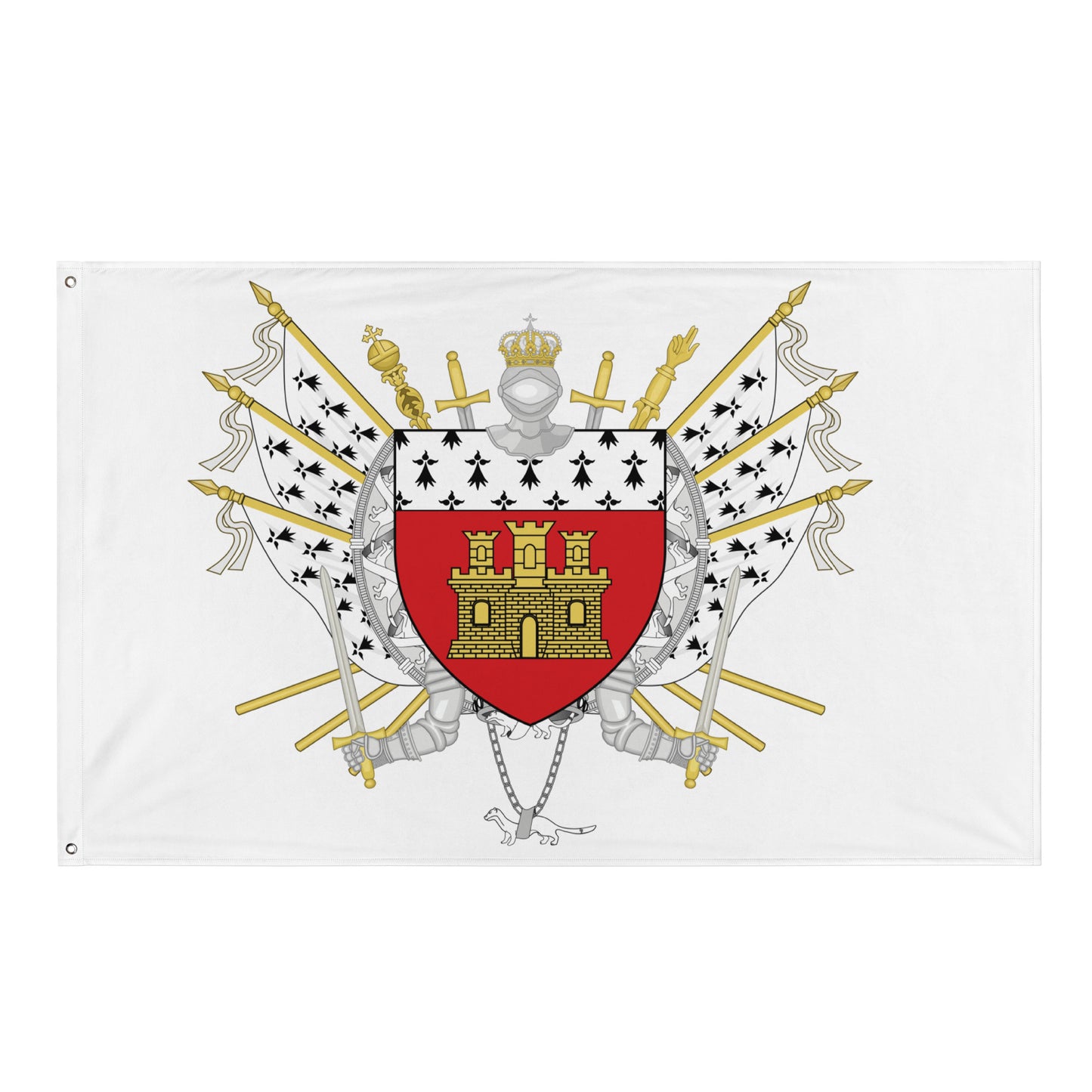 Drapeau - Blason de Dinan