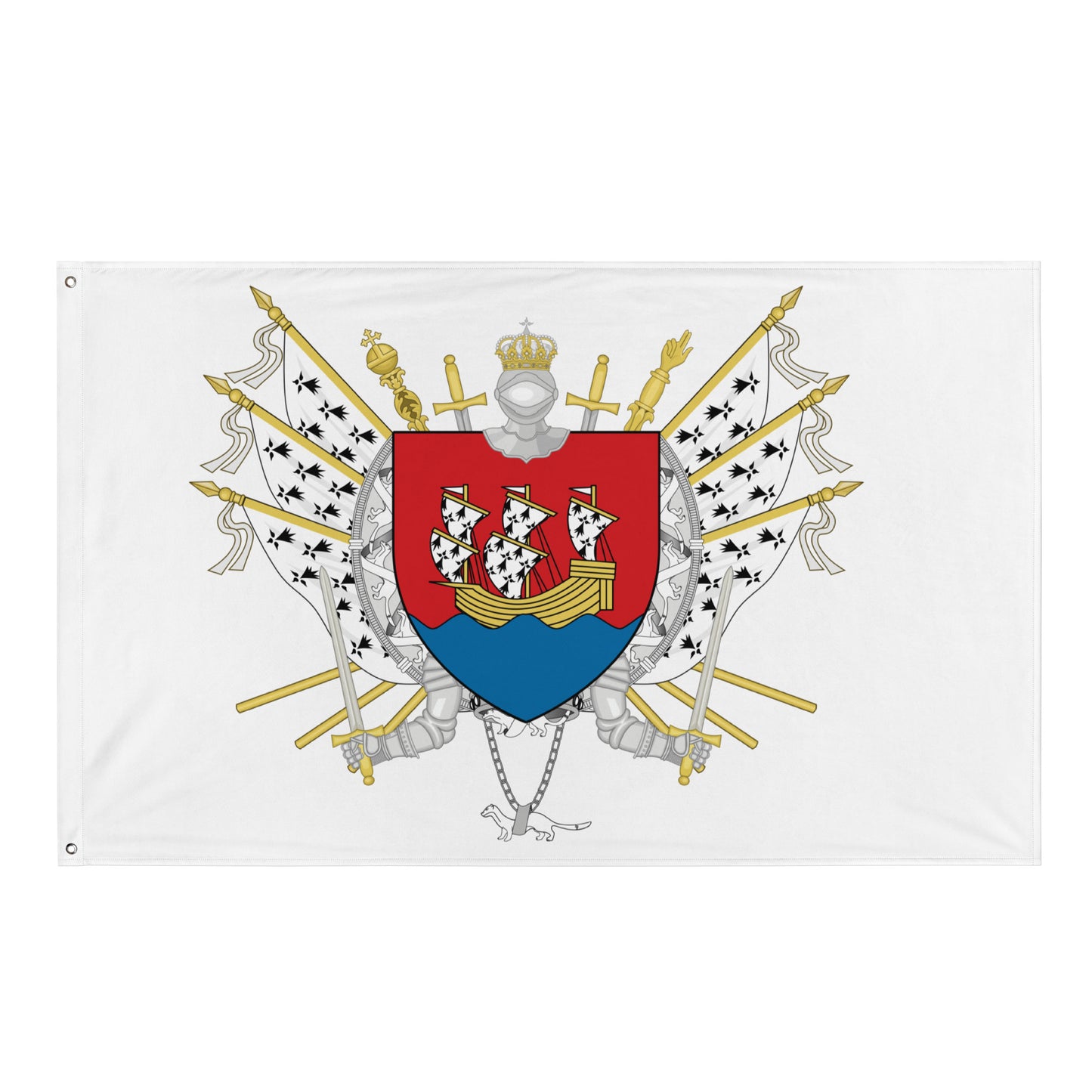 Drapeau - Blason de Morlaix