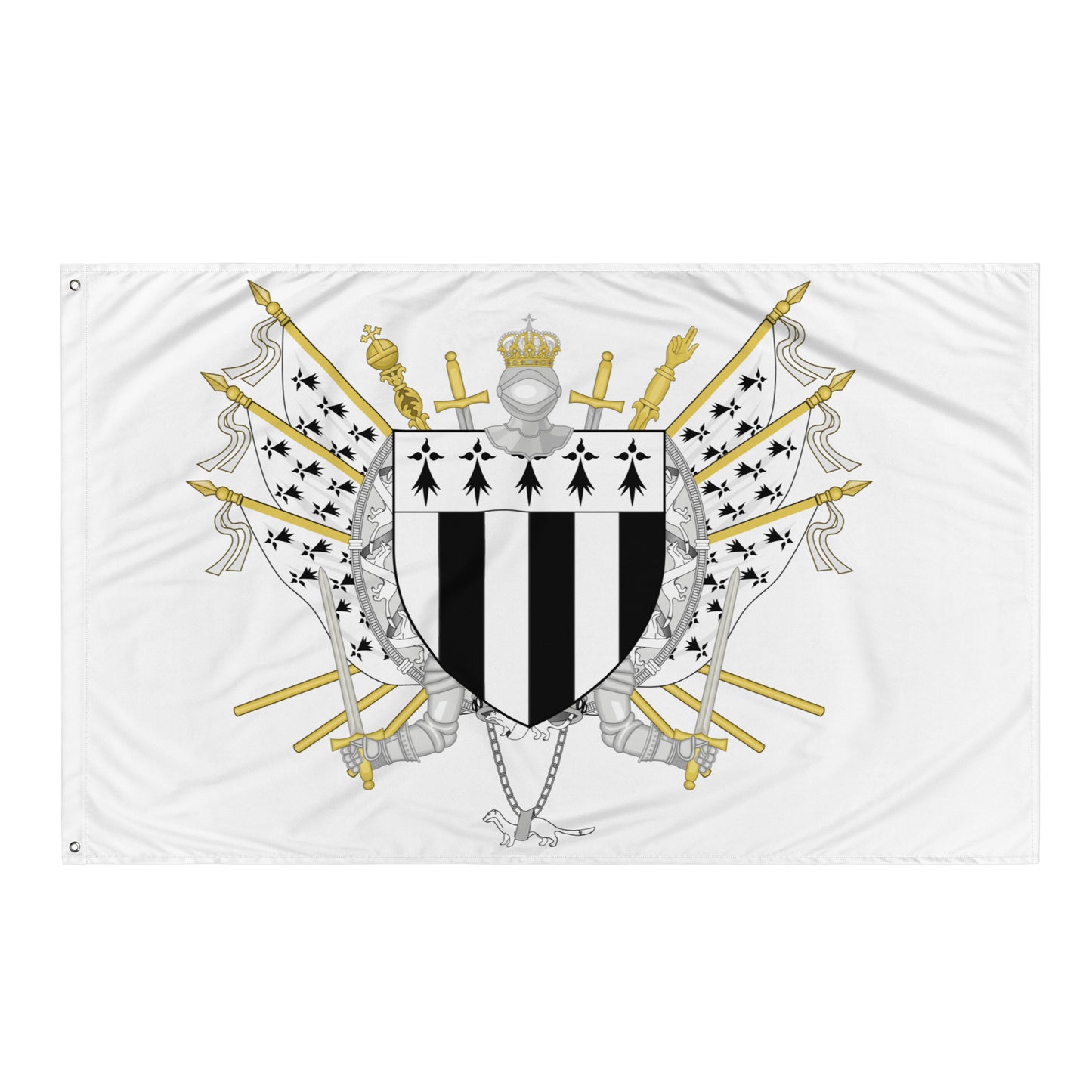 Drapeau - Blason de Rennes