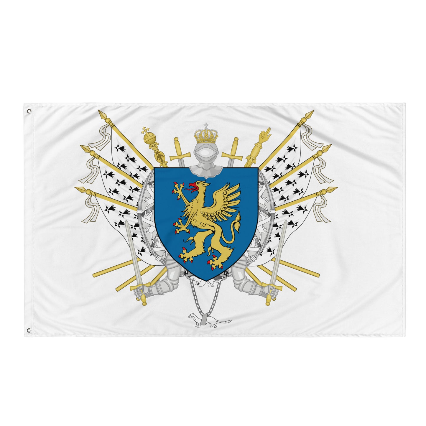 Drapeau - Blason de Saint-Brieuc