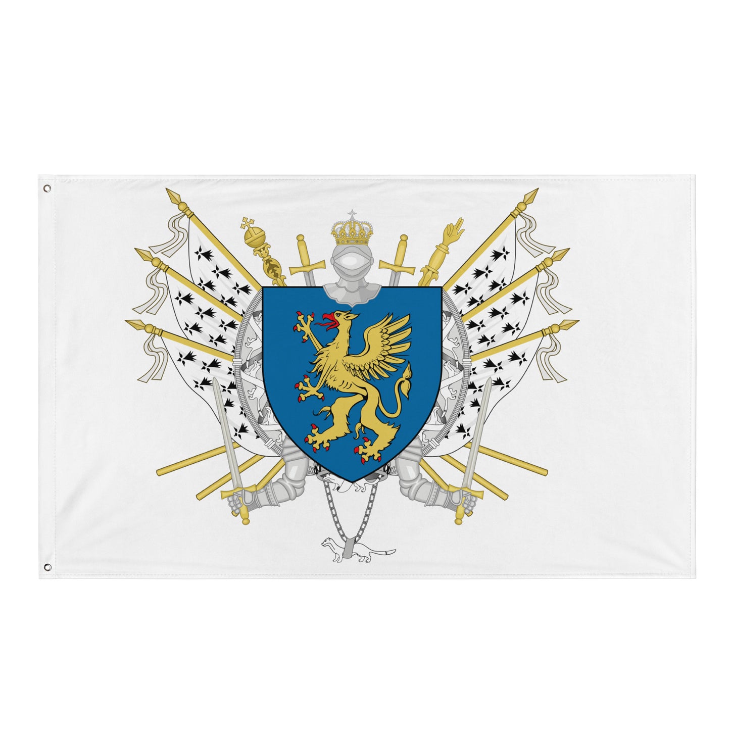 Drapeau - Blason de Saint-Brieuc