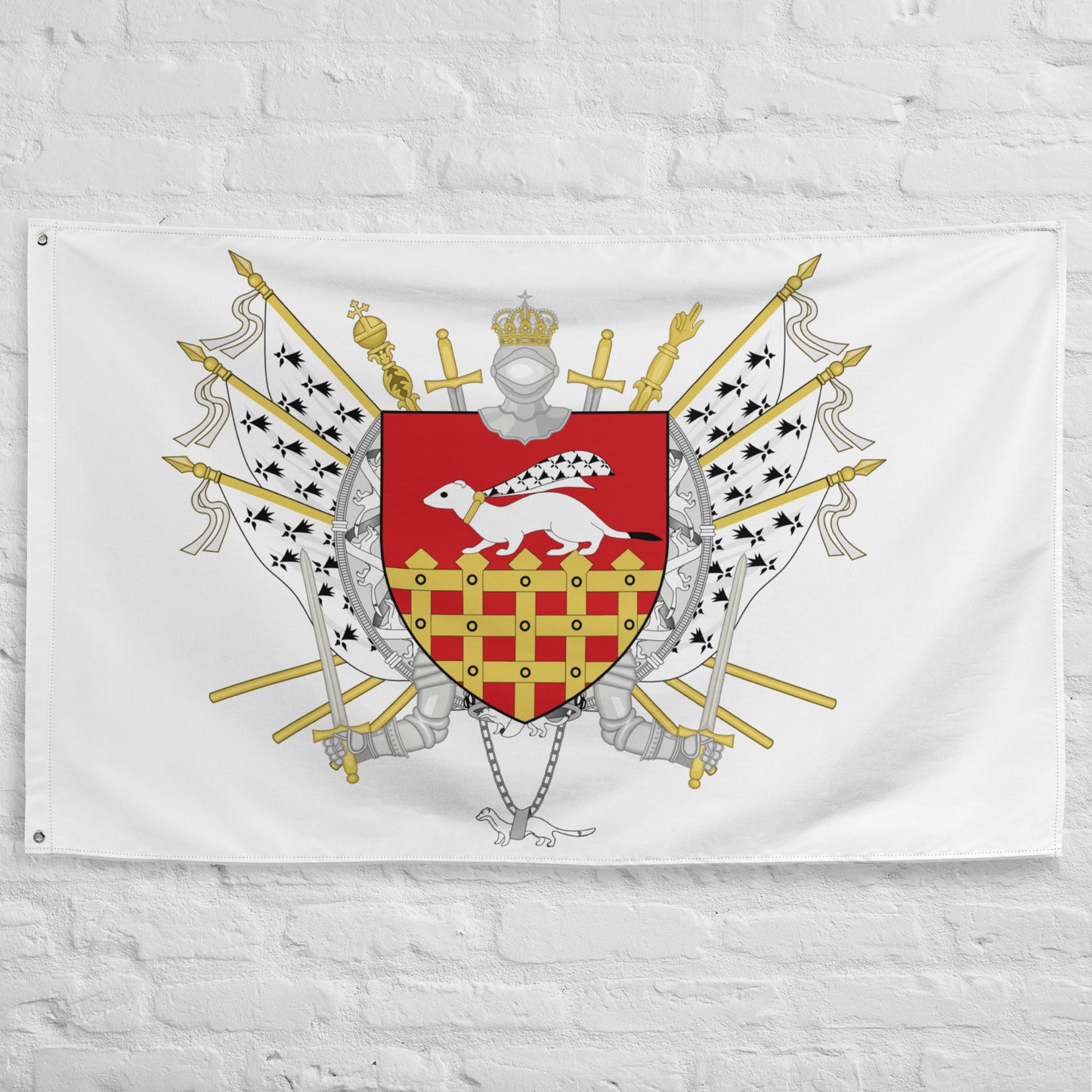 Drapeau - Blason de Saint-Malo