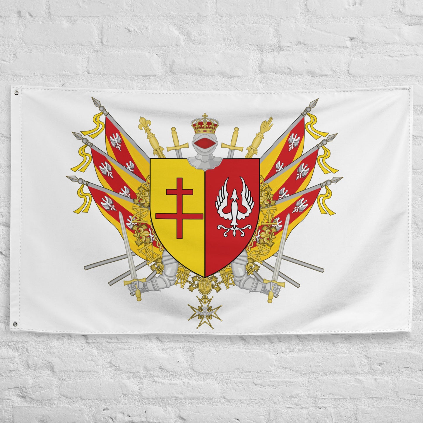 Drapeau - Blason de Sarreguemines