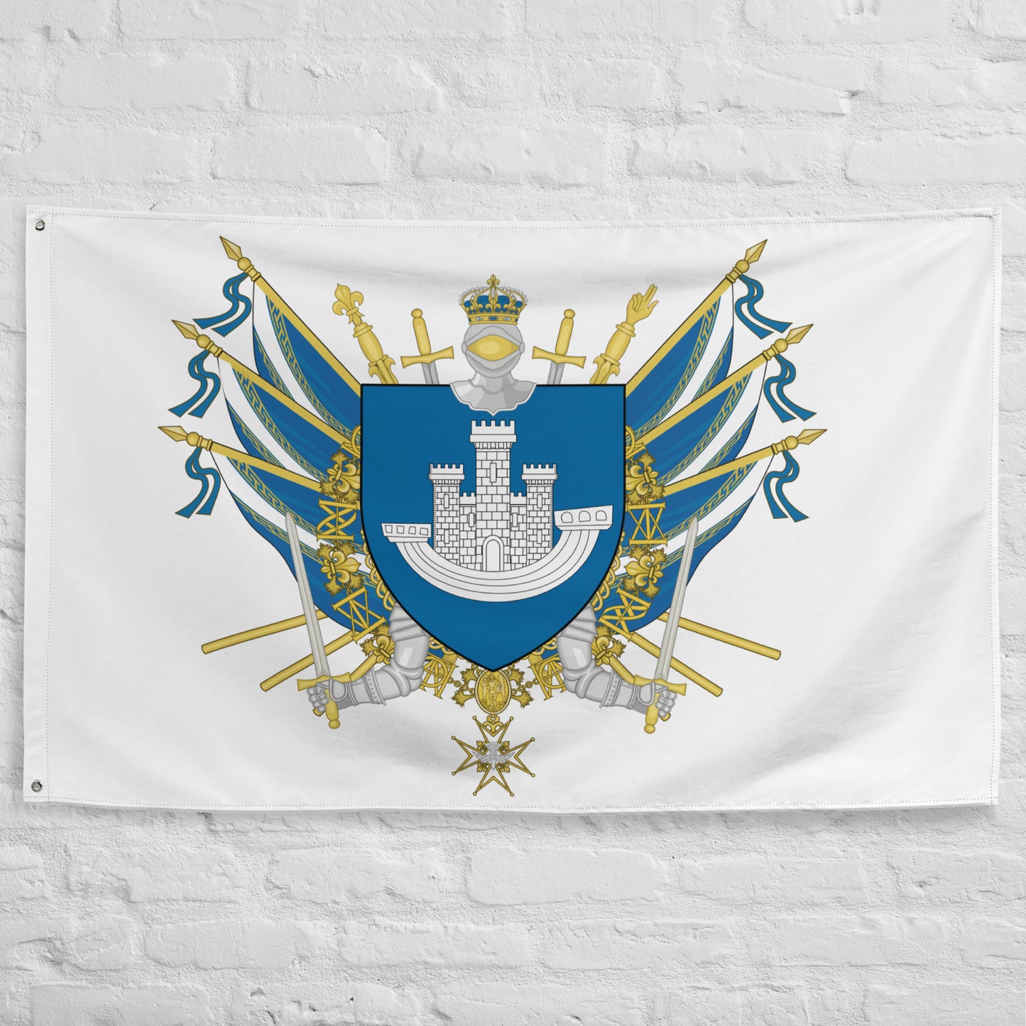 Drapeau - Blason de Saint-Dizier