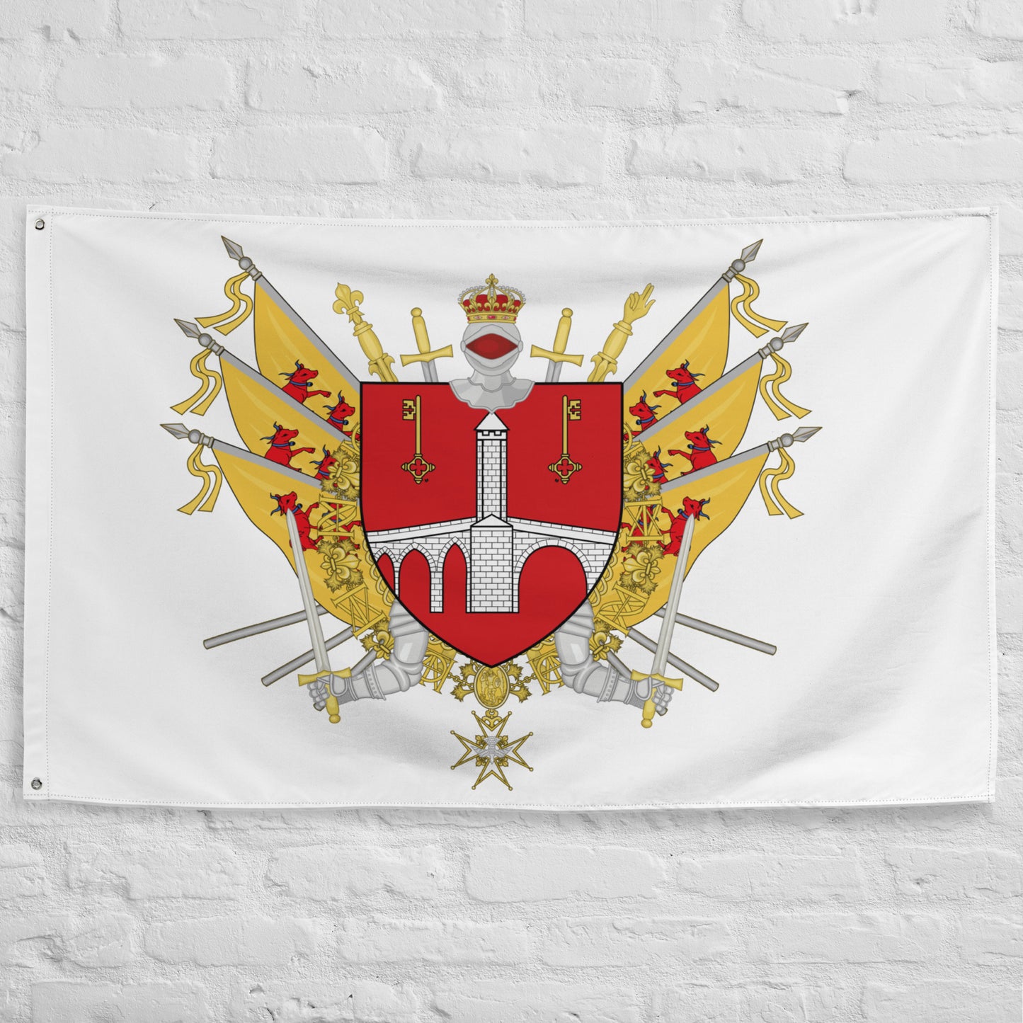 Drapeau - Blason d'Orthez