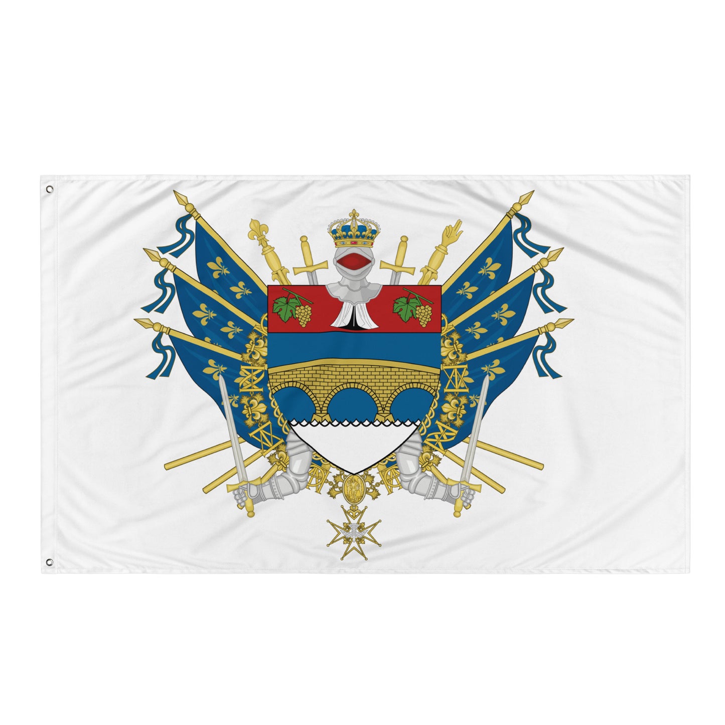 Drapeau - Blason de Courbevoie