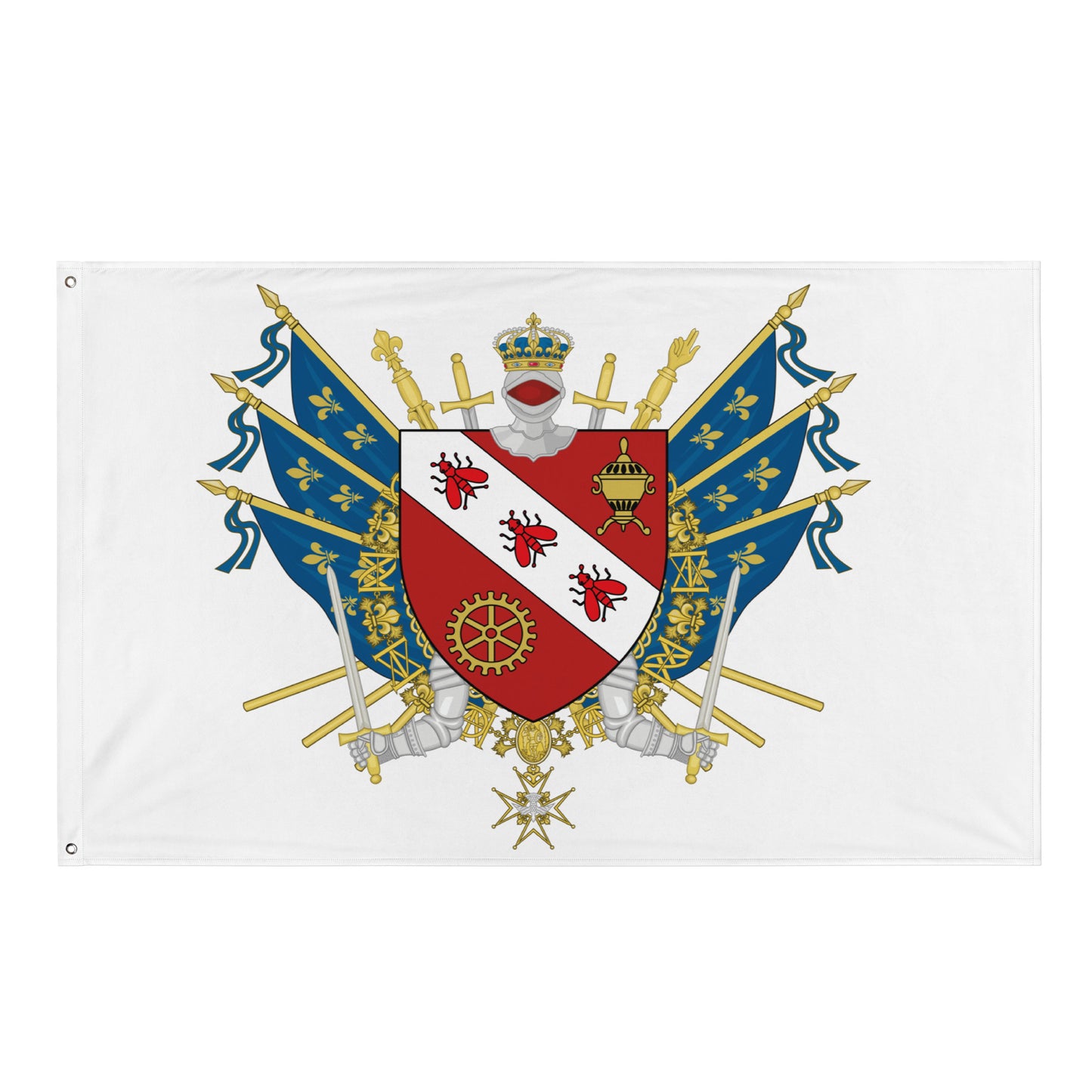 Drapeau - Blason de Levallois-Perret