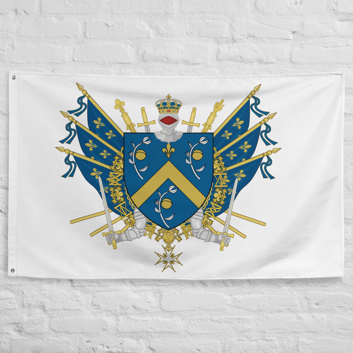 Drapeau - Blason de Montreuil