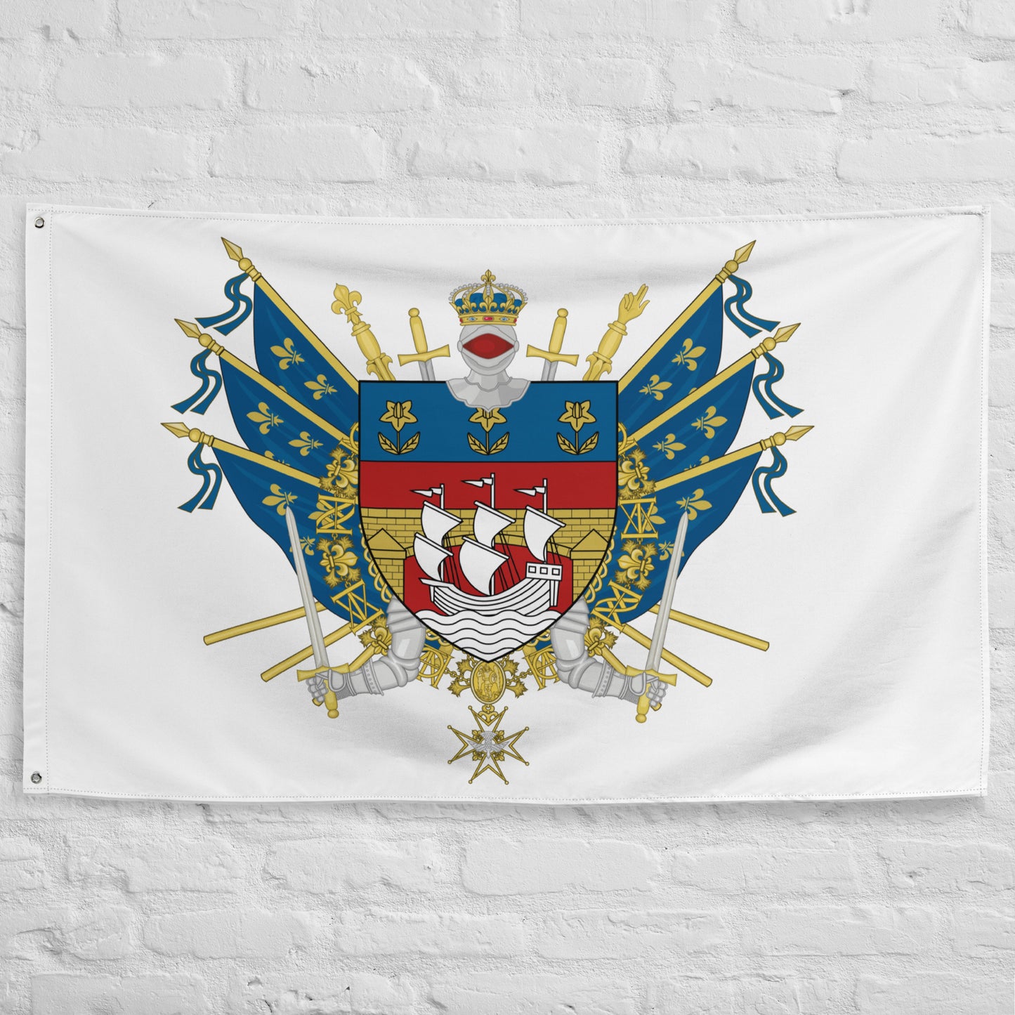 Drapeau - Blason de Neuilly-sur-Seine