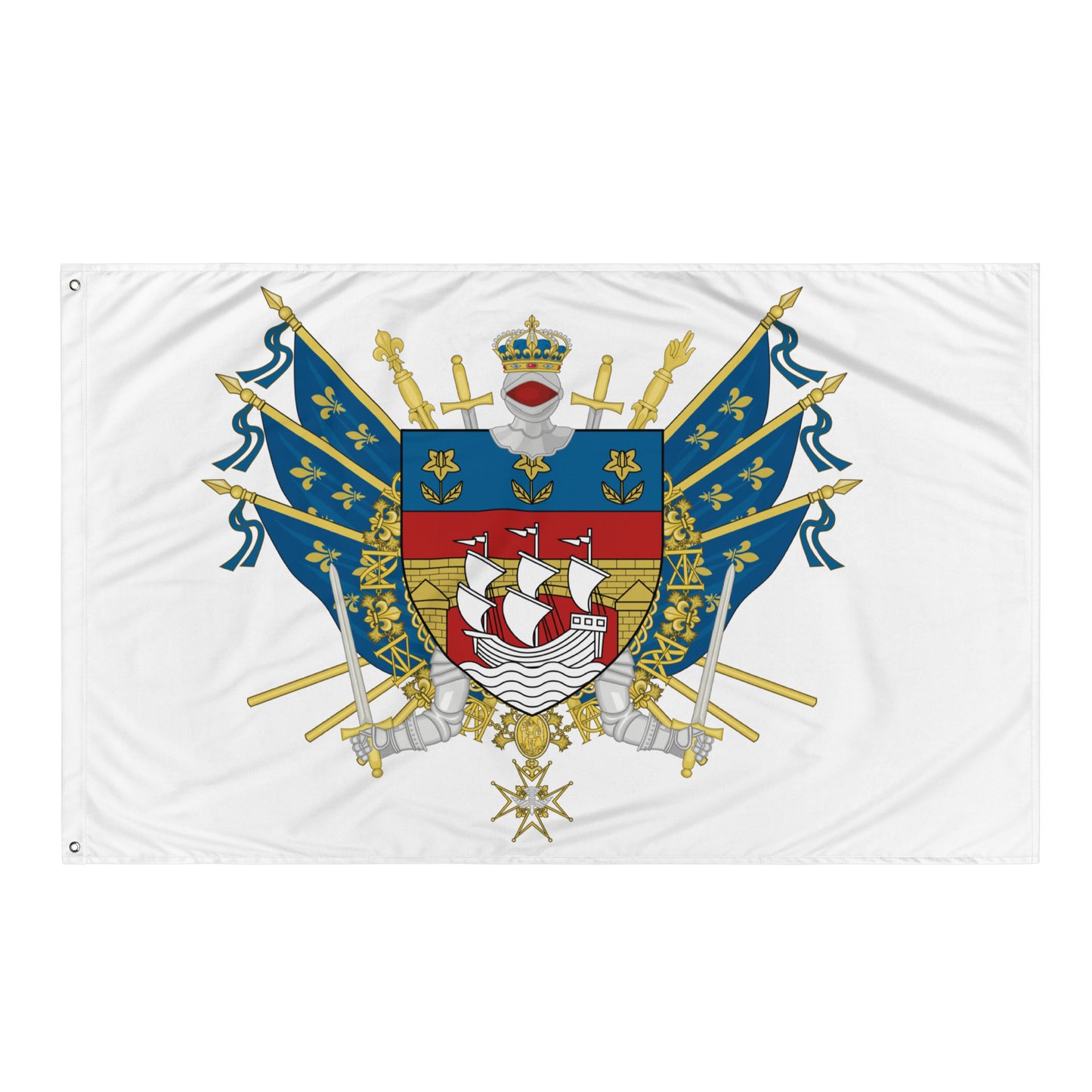 Drapeau - Blason de Neuilly-sur-Seine