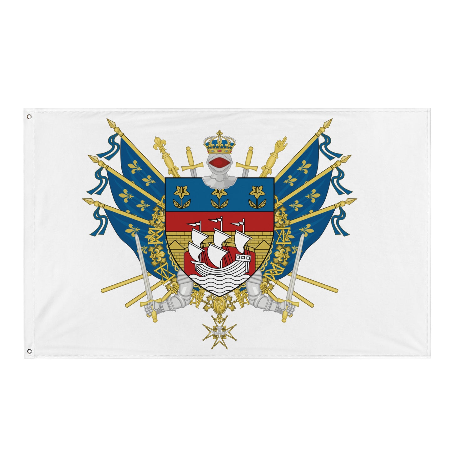 Drapeau - Blason de Neuilly-sur-Seine