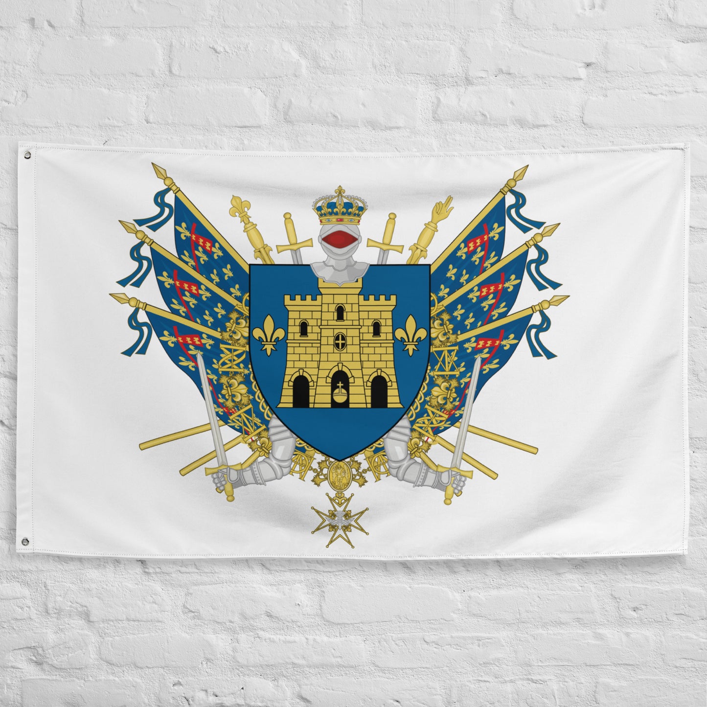 Drapeau - Blason de Lens