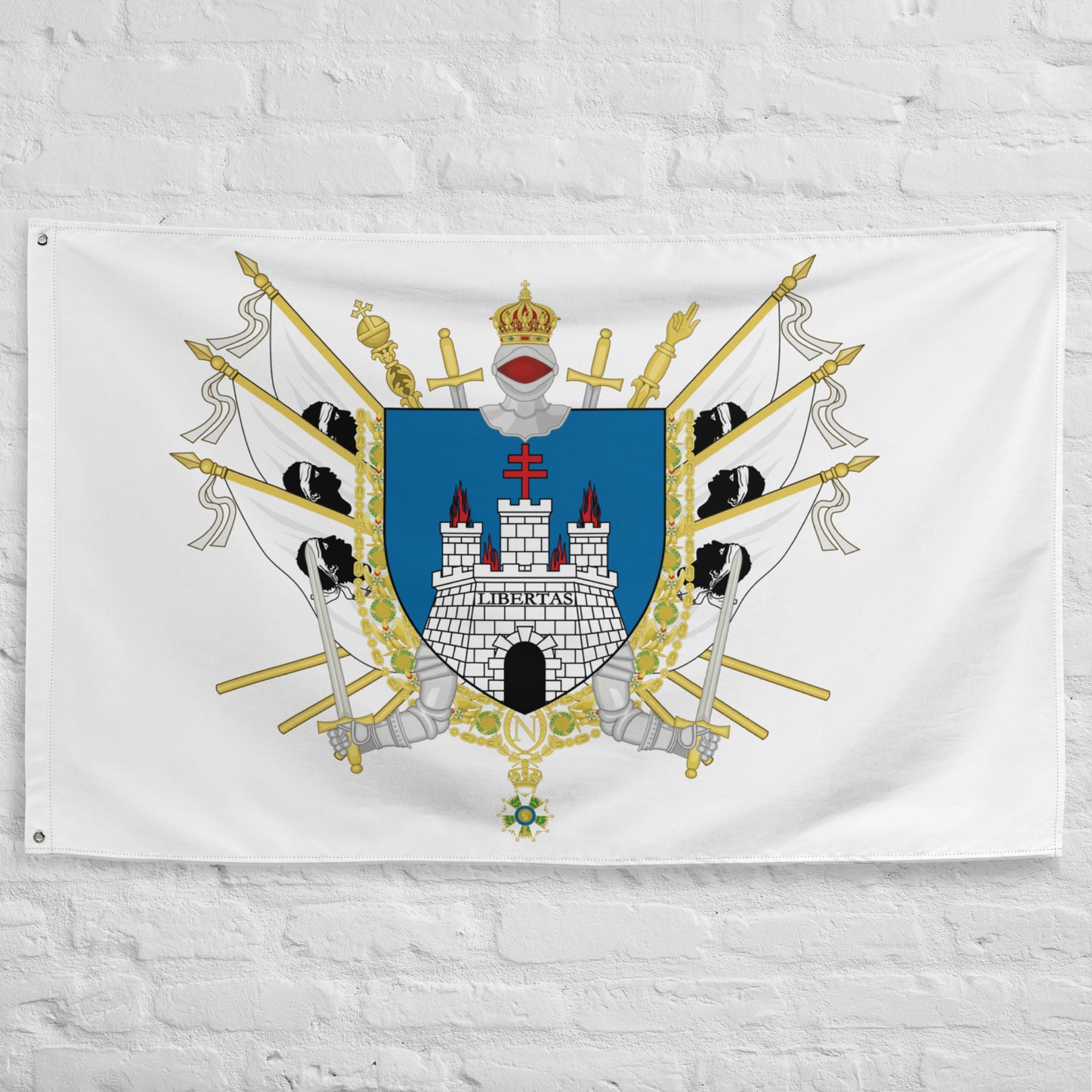 Drapeau - Blason de Bonifacio