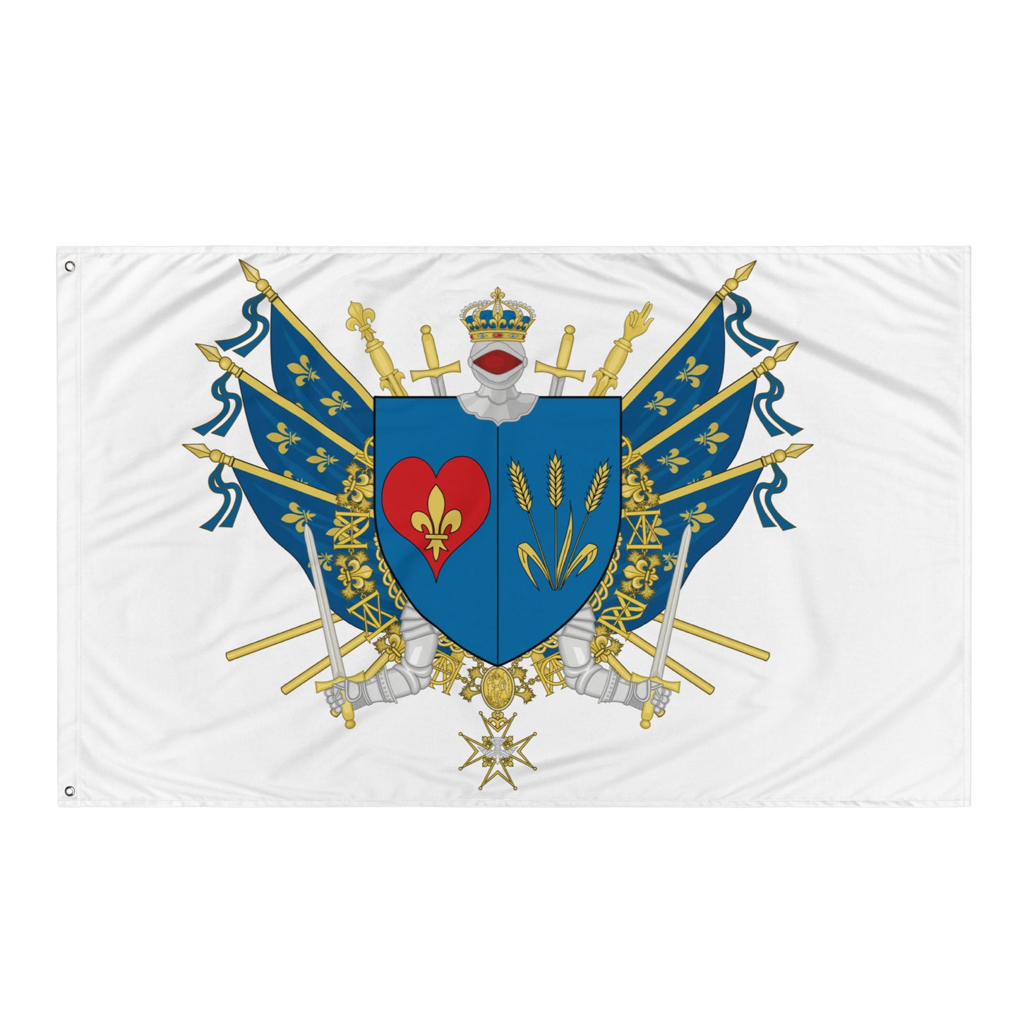 Drapeau - Blason de Corbeil-Essonnes