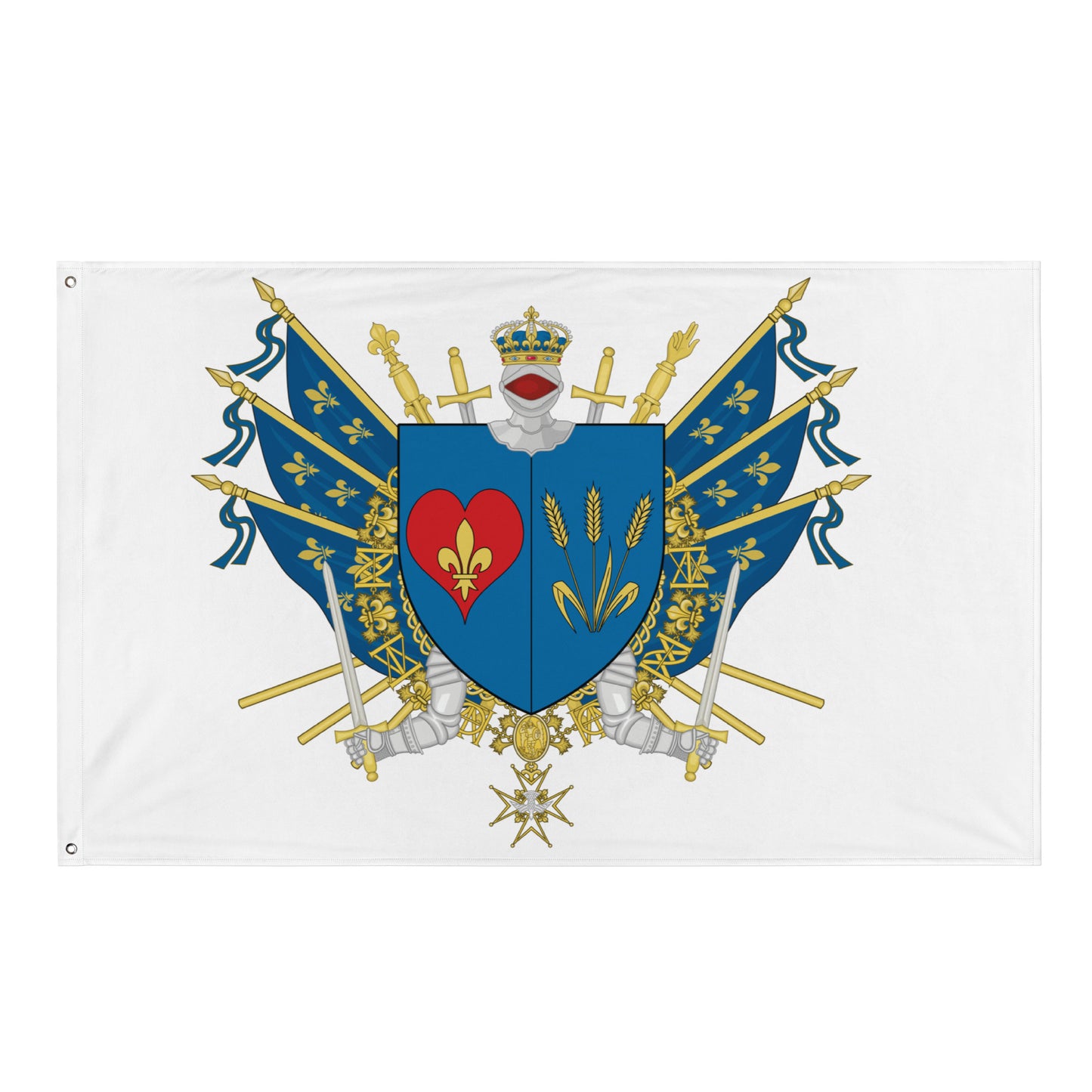 Drapeau - Blason de Corbeil-Essonnes