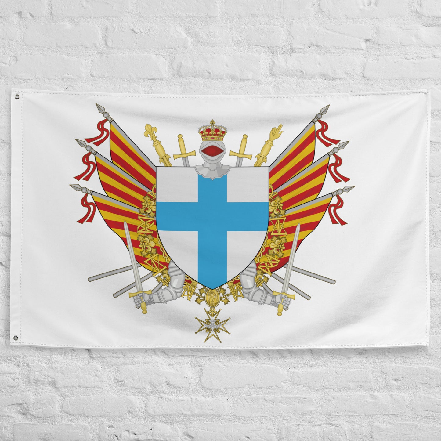 Drapeau - Blason de Marseille