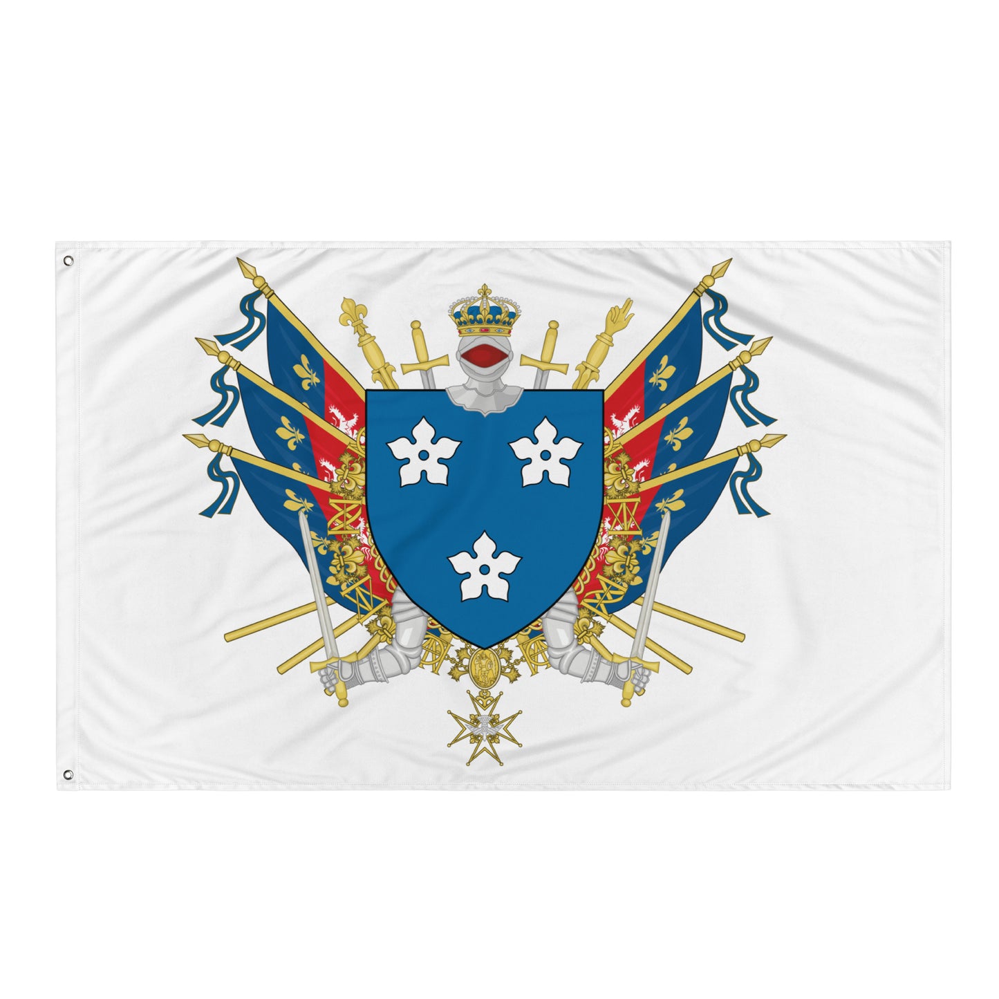 Drapeau - Blason de Saint-Priest