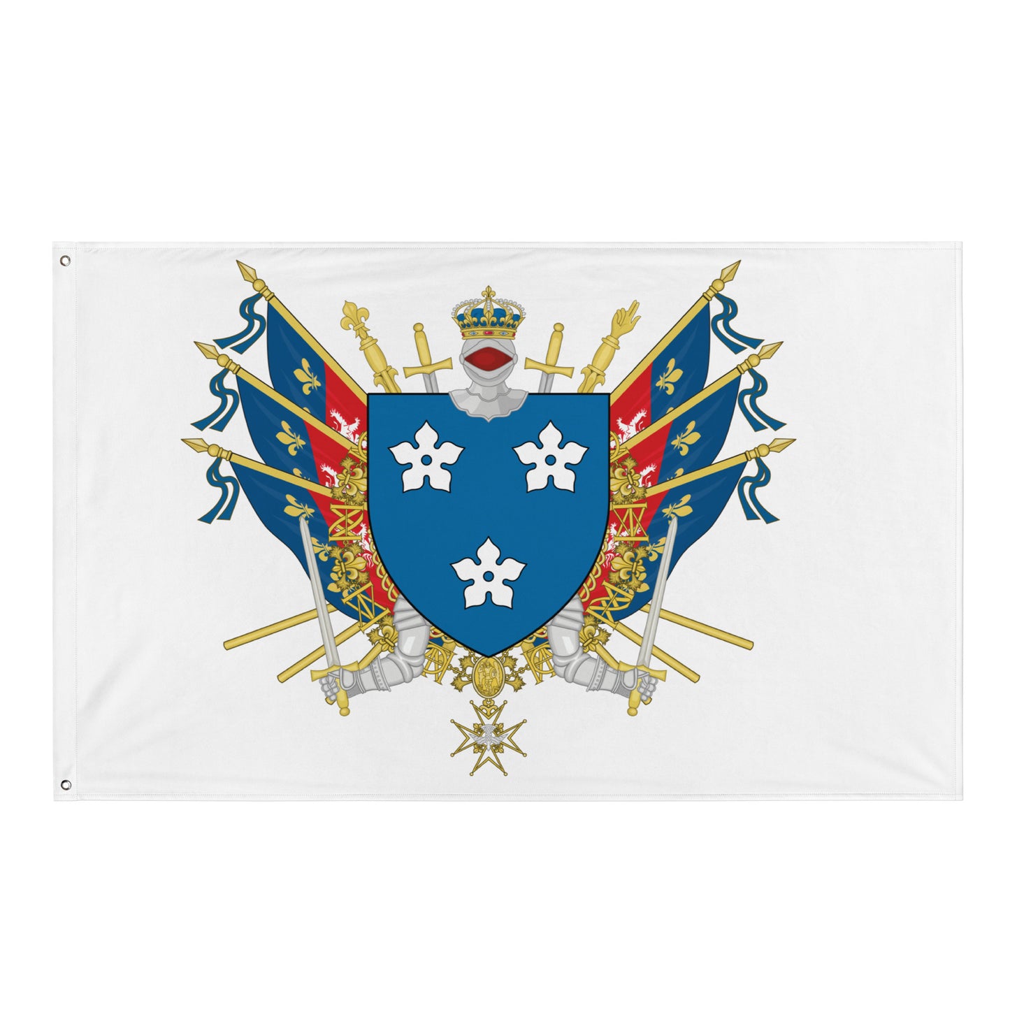 Drapeau - Blason de Saint-Priest