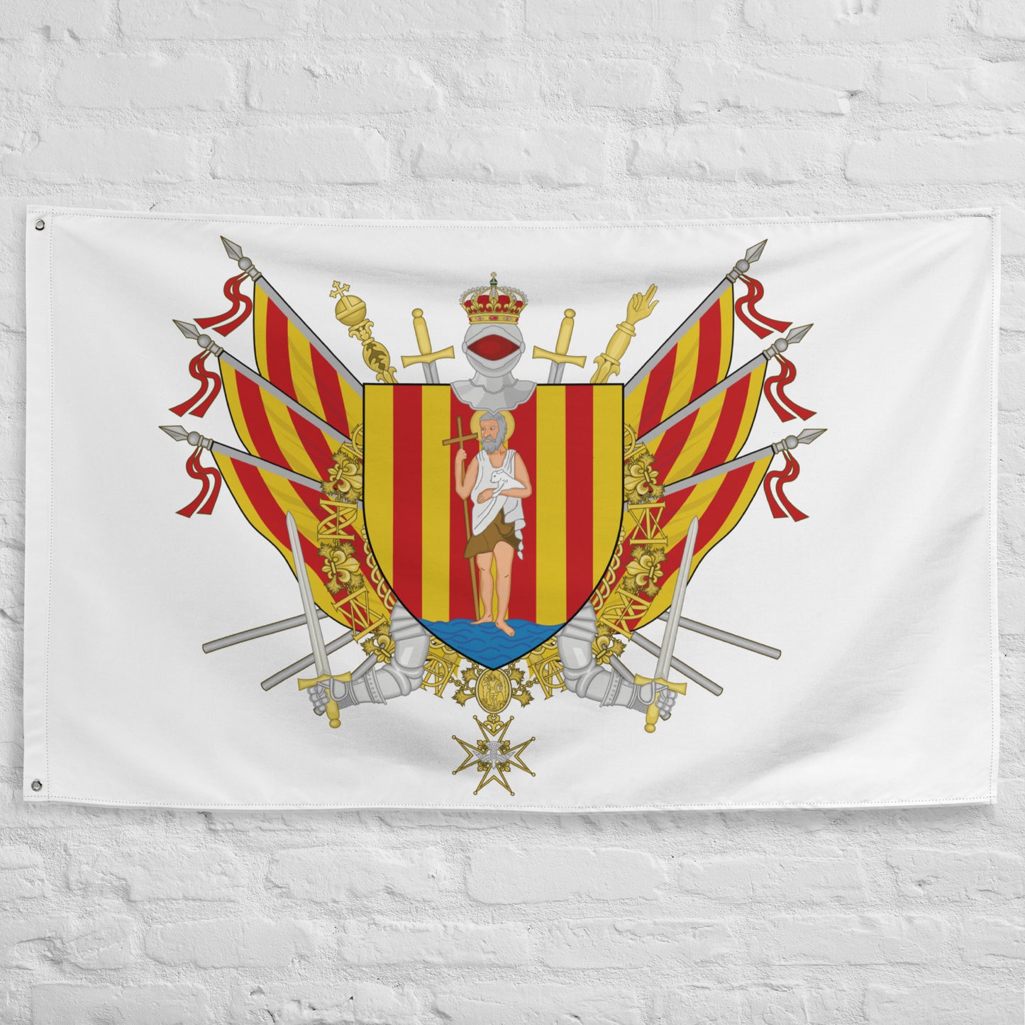 Drapeau - Blason de Perpignan