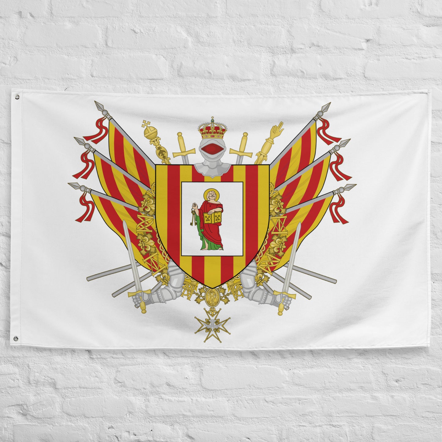 Drapeau - Blason de Prades