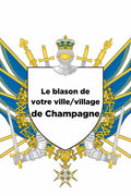 Blason personnalisé de votre ville ou village sur nos drapeaux