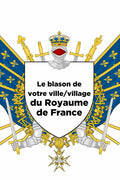 Blason personnalisé de votre ville ou village sur nos drapeaux
