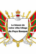 Blason personnalisé de votre ville ou village sur nos drapeaux