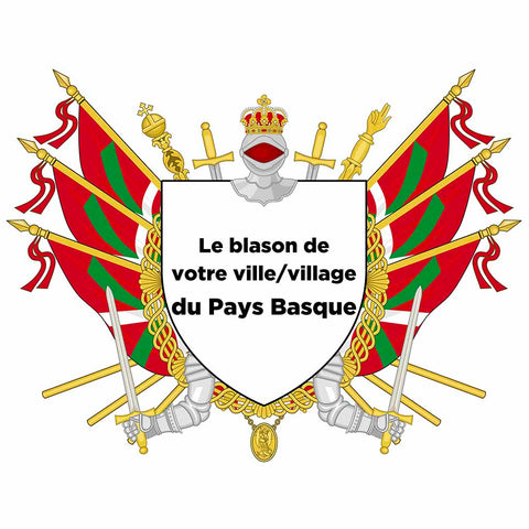 Blason personnalisé de votre ville ou village sur nos drapeaux