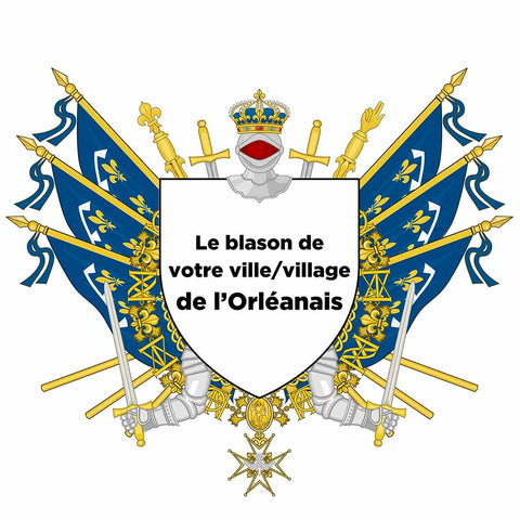 Blason personnalisé de votre ville ou village sur nos drapeaux