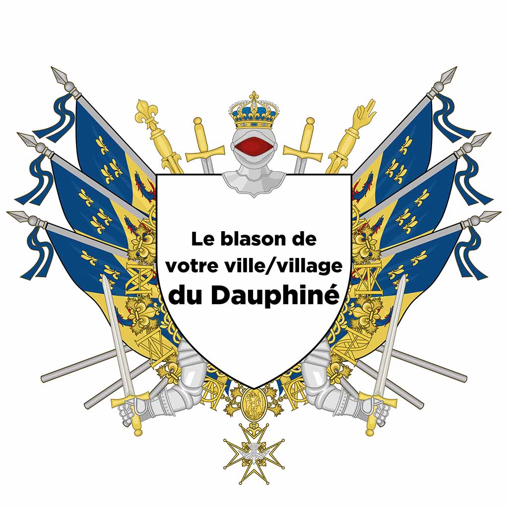 Blason personnalisé de votre ville ou village sur nos drapeaux