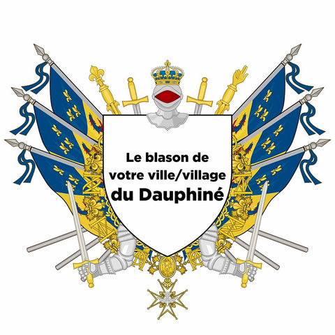 Blason personnalisé de votre ville ou village sur nos drapeaux