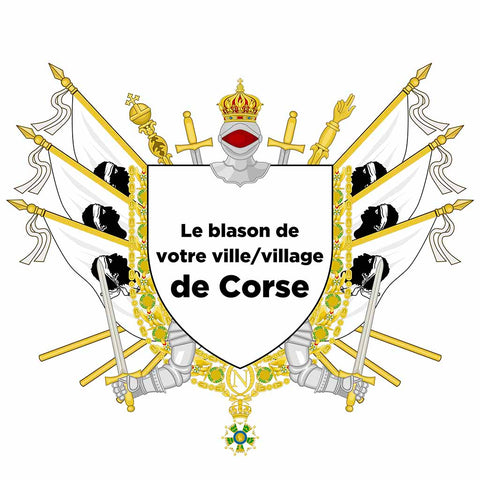 Blason personnalisé de votre ville ou village sur nos drapeaux