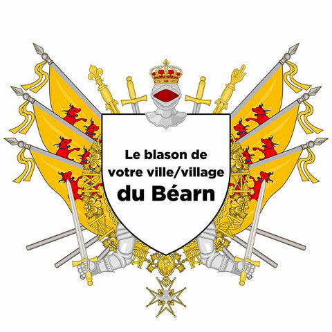 Blason personnalisé de votre ville ou village sur nos drapeaux