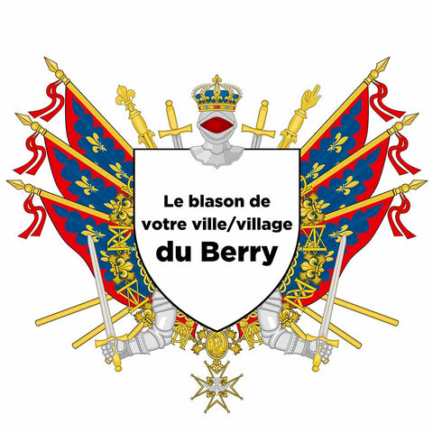 Blason personnalisé de votre ville ou village sur nos drapeaux