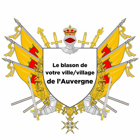 Blason personnalisé de votre ville ou village sur nos drapeaux