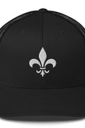 Casquette - Fleur de Lys Noir
