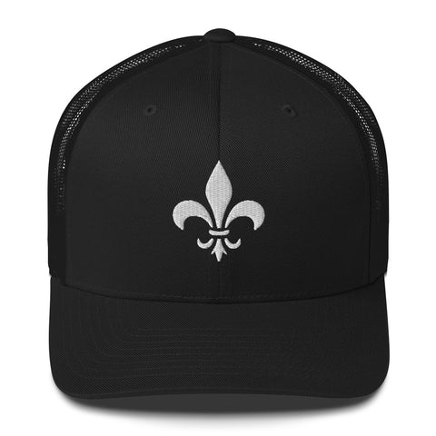Casquette - Fleur de Lys Noir