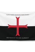 Drapeau Baucent (Non Nobis Domine) - drapeau templier croisade